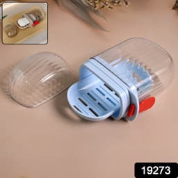 Multifunctional Soap Box With Drain Tray And Lock Clip