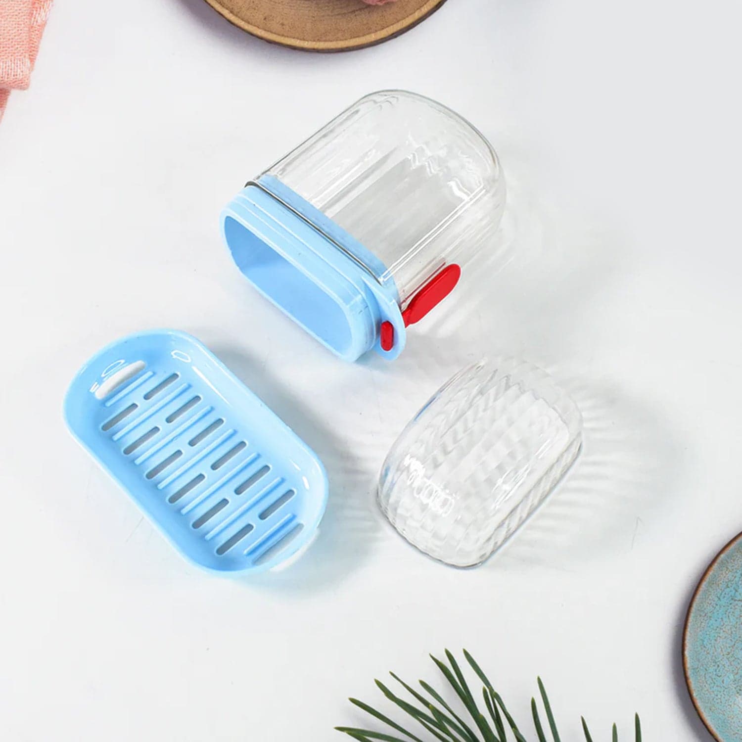 Multifunctional Soap Box With Drain Tray And Lock Clip thumbnail 6