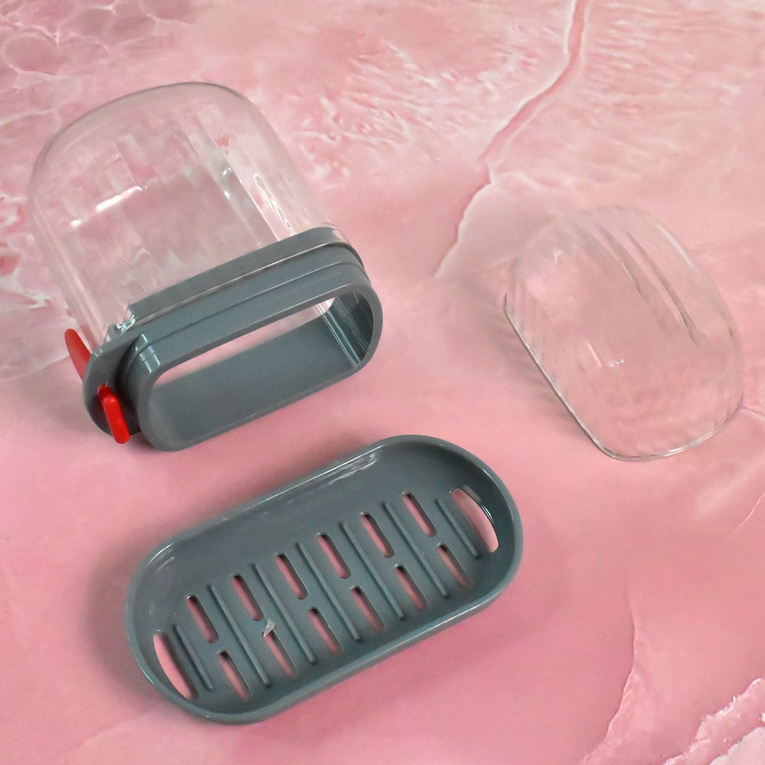 Apex Gray Plastic Soap Box 1Pc thumbnail 2