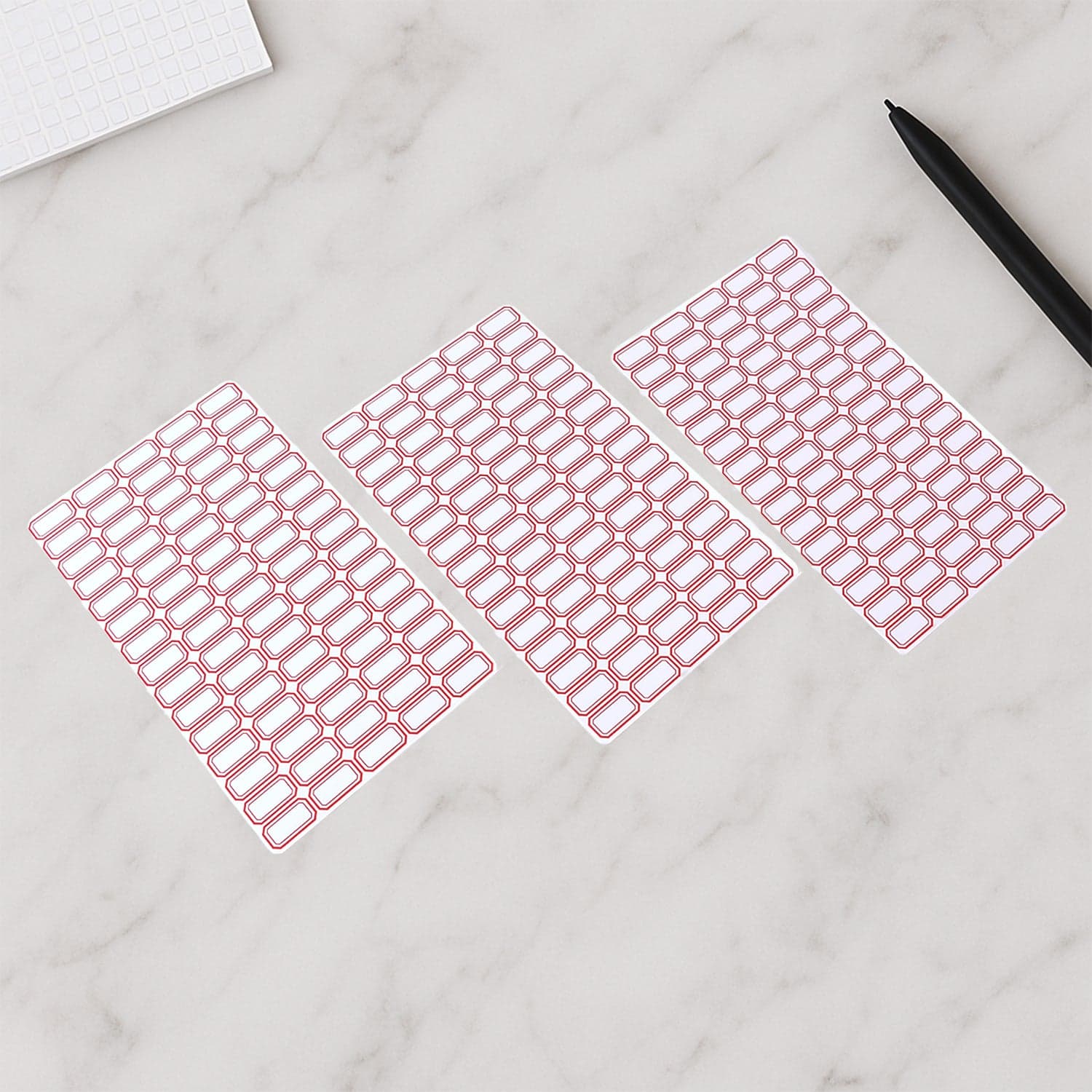 Multipurpose Blank Label Sticker Sheets 50 Sheet Set thumbnail 5