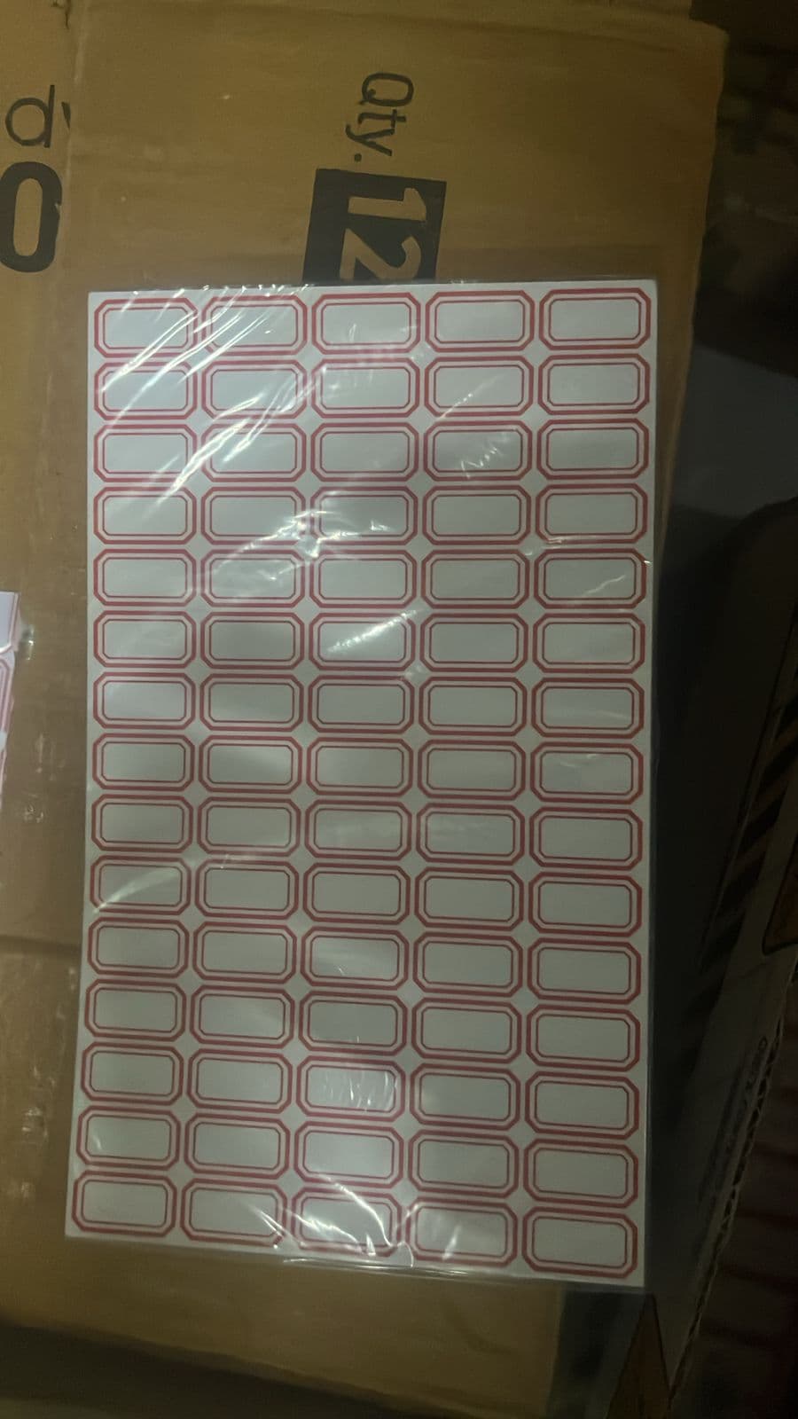 Multipurpose Blank Label Sticker Sheets 50 Sheet Set thumbnail 7