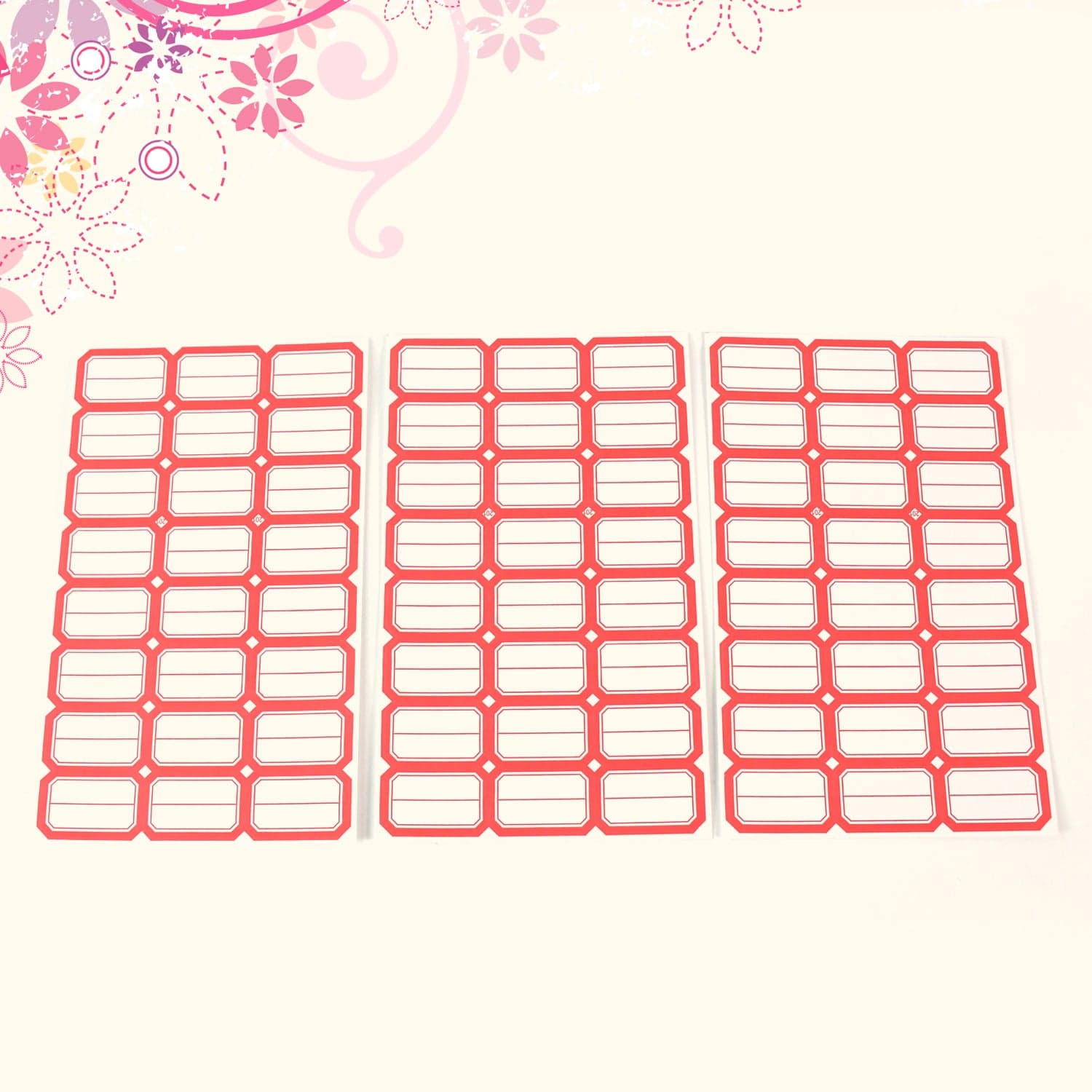 Multipurpose Blank Label Sticker Sheets 10 Sheet Set thumbnail 2