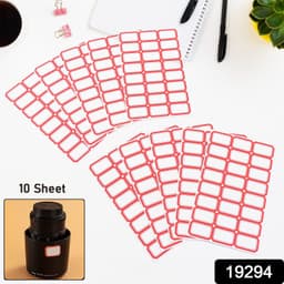 Writable Label Sticker 10 Sheets