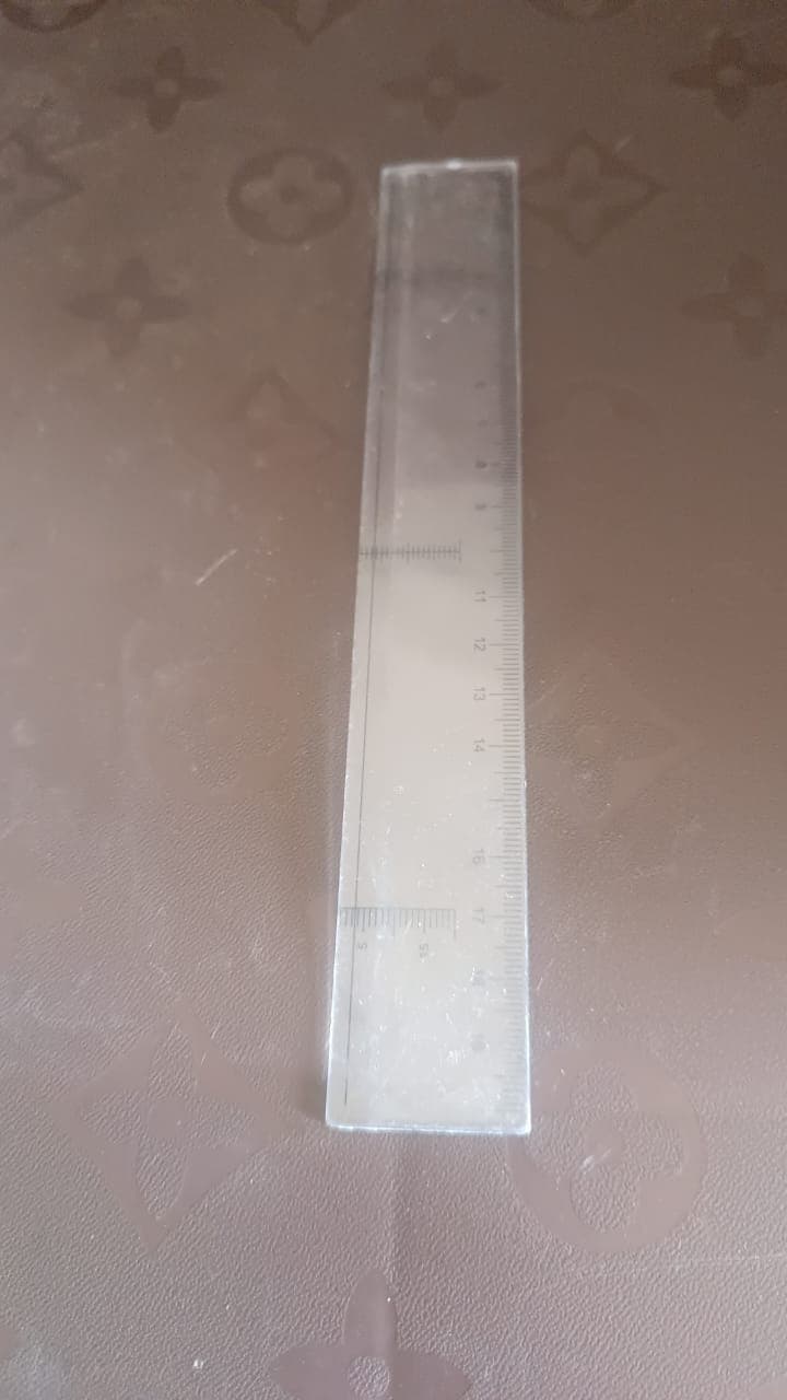 20 Cm Transparent Plastic Ruler 1 Pc thumbnail 6