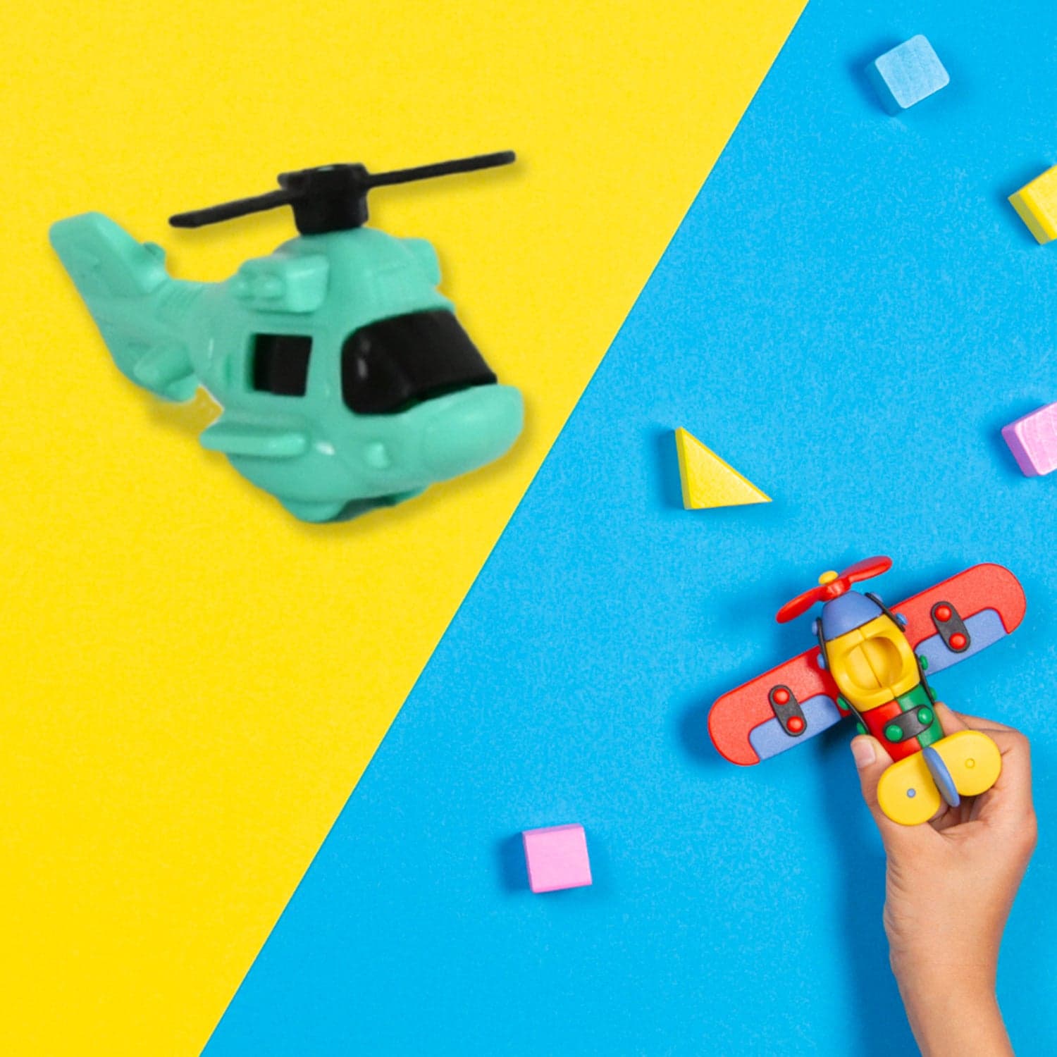 Small DIY Helicopter Toy, Small Kid's Toy, Rotating Tail Wing DIY Helicopter thumbnail 3