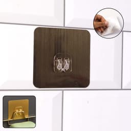 Self-Adhesive Wall Hook the Damage-Free & Strong Holding Power