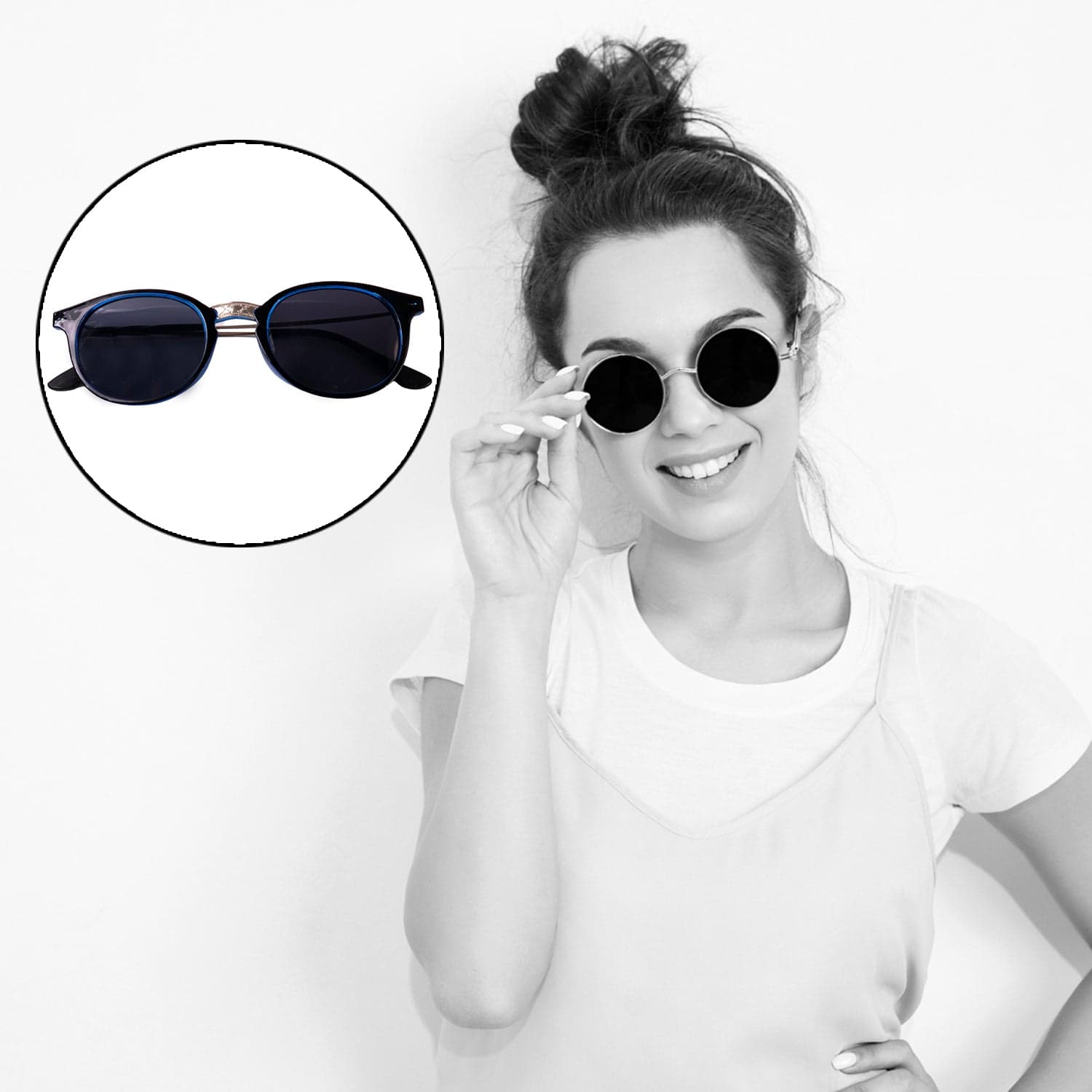 19316 Blue Sunglasses 1Pc No2 thumbnail 3
