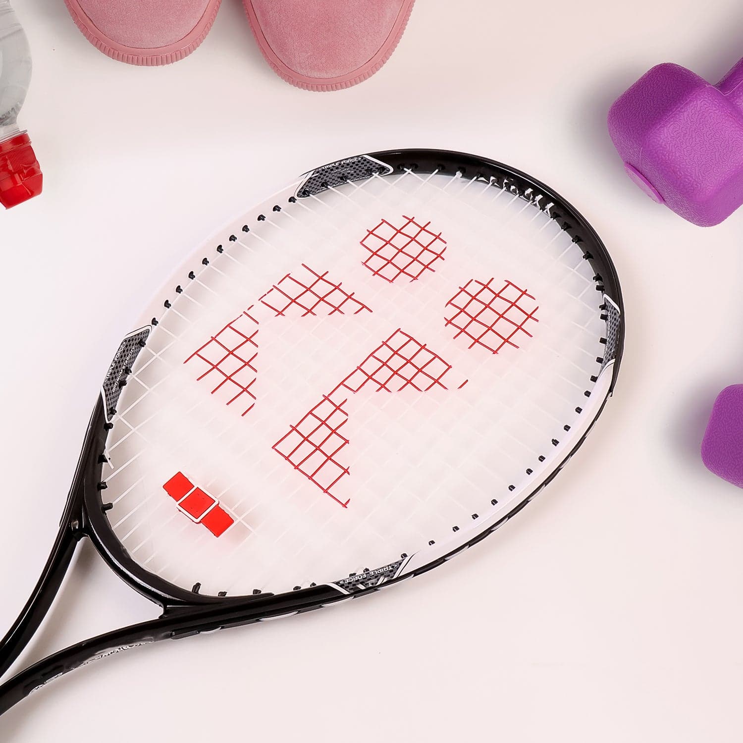 Lightweight Tennis Racket With Full Cover thumbnail 3