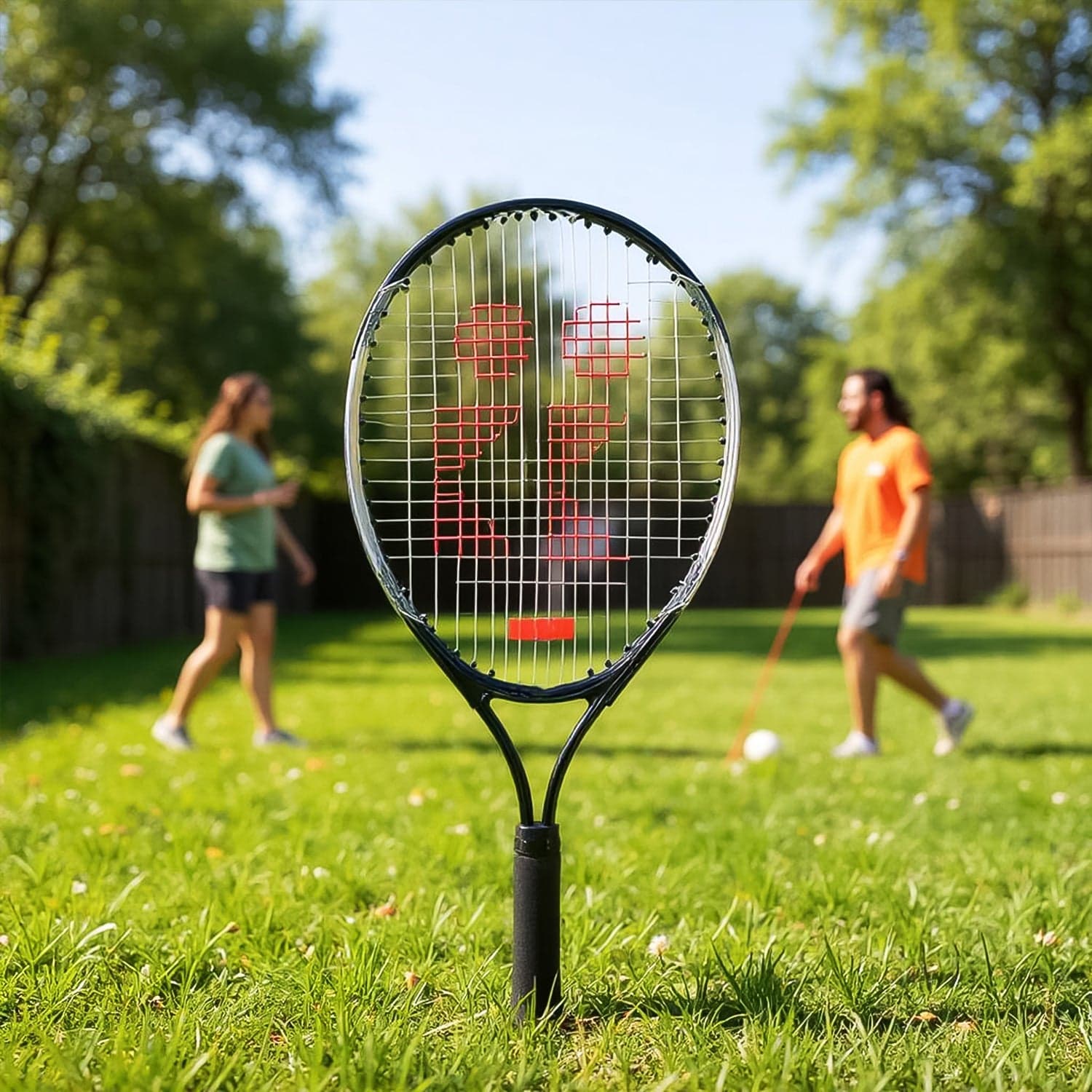 Lightweight Tennis Racket With Full Cover thumbnail 5