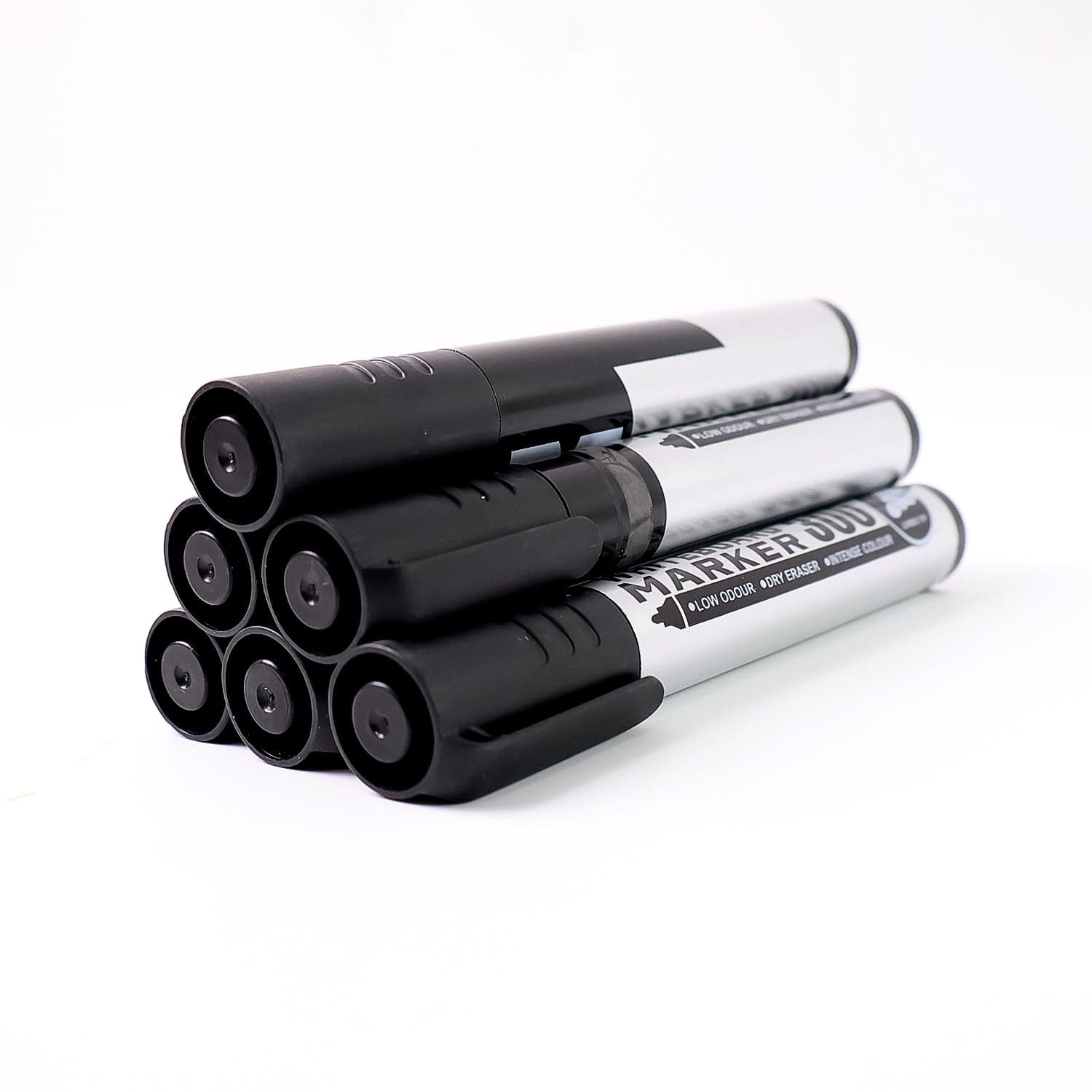 19327 Permanent Black Marker Pen 6Pc thumbnail 4