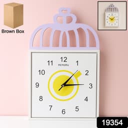 Decorative Square Wall Clock Battery Operated 1 Pc