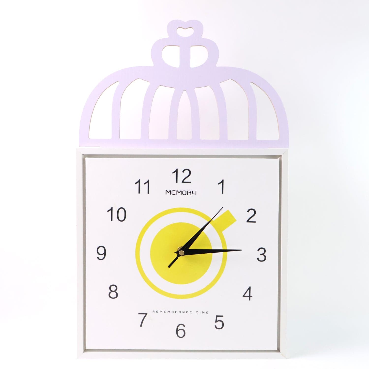 Decorative Square Wall Clock Battery Operated 1 Pc thumbnail 4
