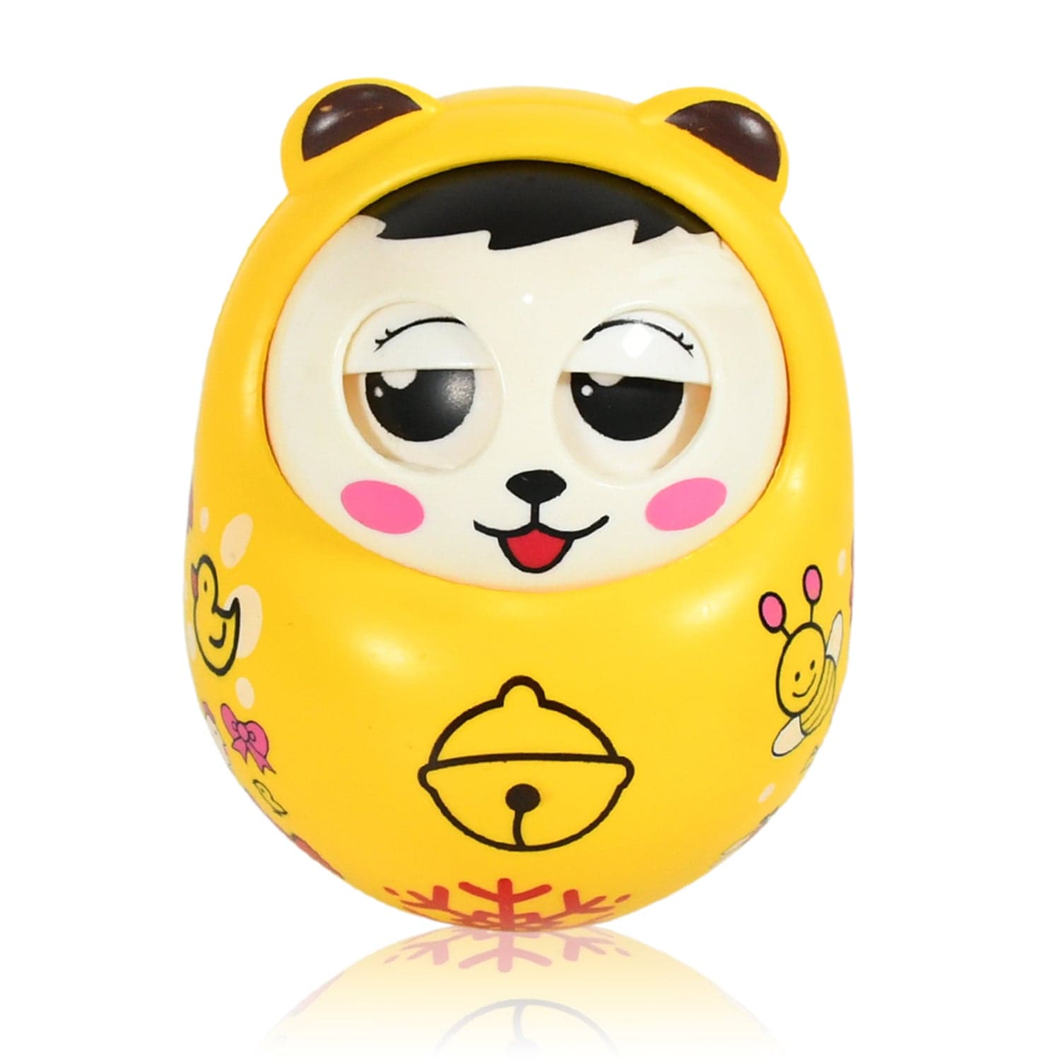 Musical Roly Poly Toys For Baby | Push And Shake Wobbling Toy With Music | Tumbler Doll Toy For Babies | Sound Balancing Doll Toys For Baby Boys thumbnail 4