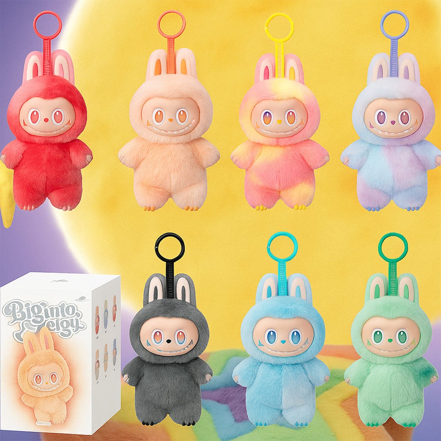 Plush Toy Cartoon Keychain With Hook thumbnail 3