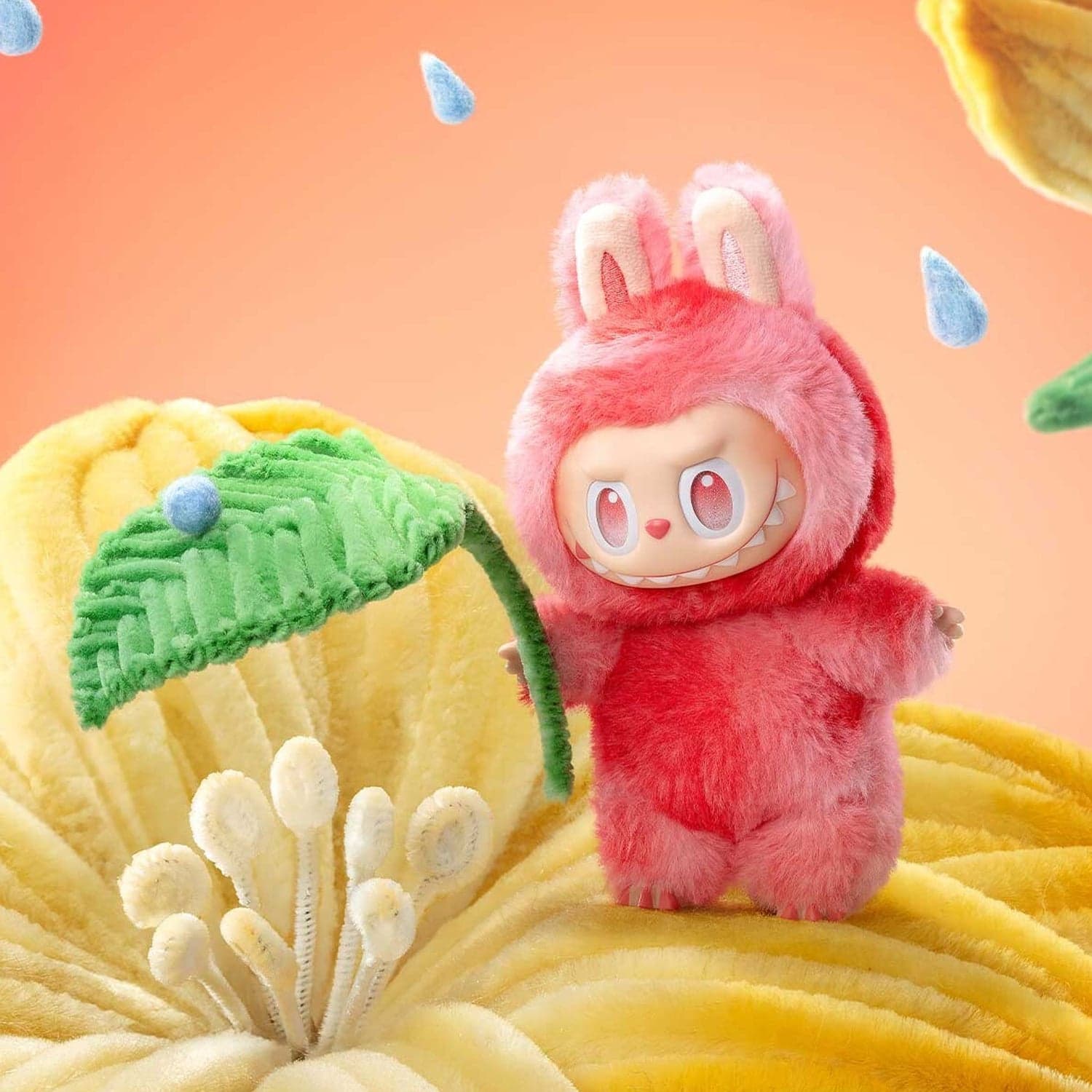 Plush Toy Cartoon Keychain With Hook thumbnail 4