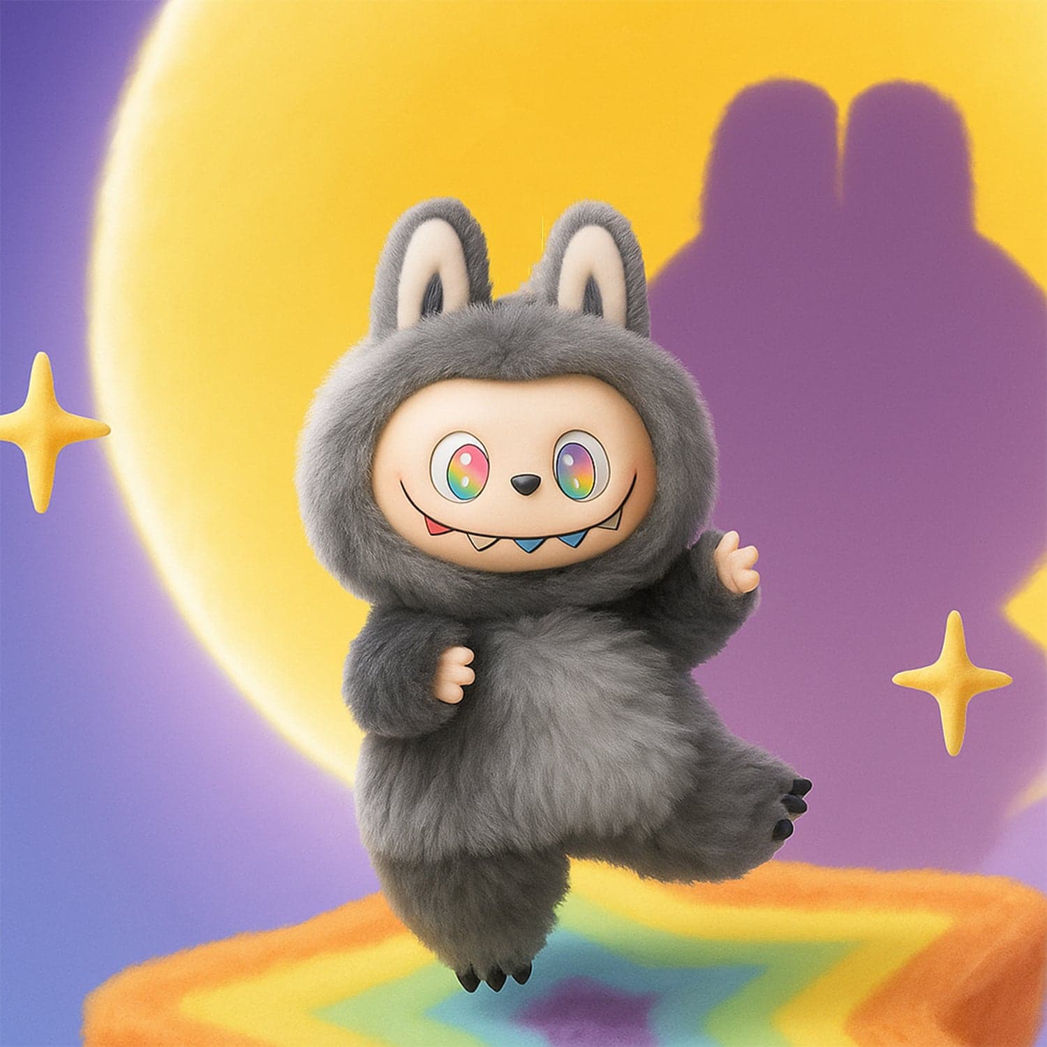 Plush Toy Cartoon Keychain With Hook thumbnail 7