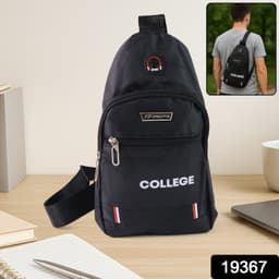 Compact Crossbody College Sling Bag 1 Pc