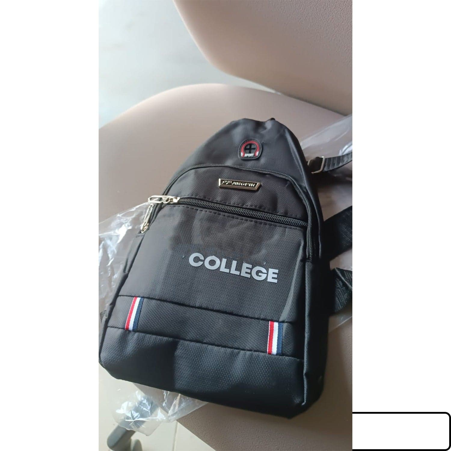 Compact Crossbody College Sling Bag 1 Pc thumbnail 7