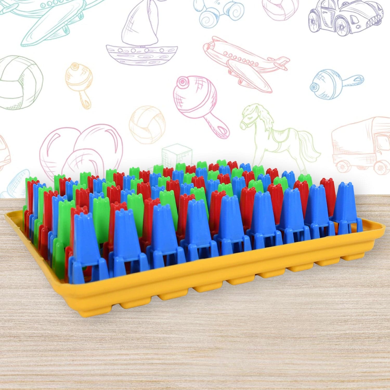 Plastic Color Crush Game Board, A Puzzle Game, Challenge'S Educational Board Game'S, Game For Kids & Adults, Birthday Gift (1 Set) thumbnail 4
