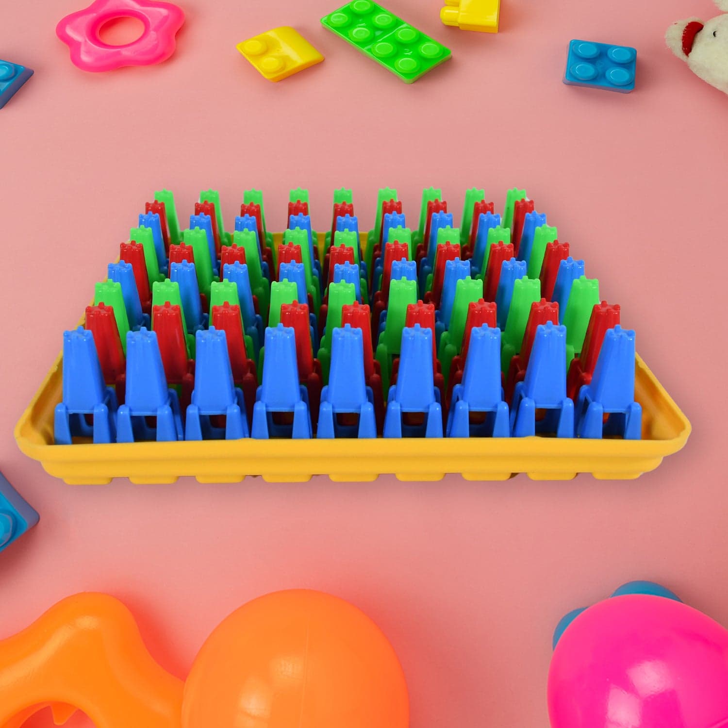 Plastic Color Crush Game Board, A Puzzle Game, Challenge'S Educational Board Game'S, Game For Kids & Adults, Birthday Gift (1 Set) thumbnail 5