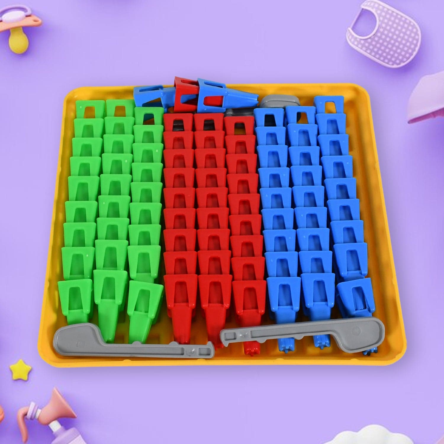 Plastic Color Crush Game Board, A Puzzle Game, Challenge'S Educational Board Game'S, Game For Kids & Adults, Birthday Gift (1 Set) thumbnail 7