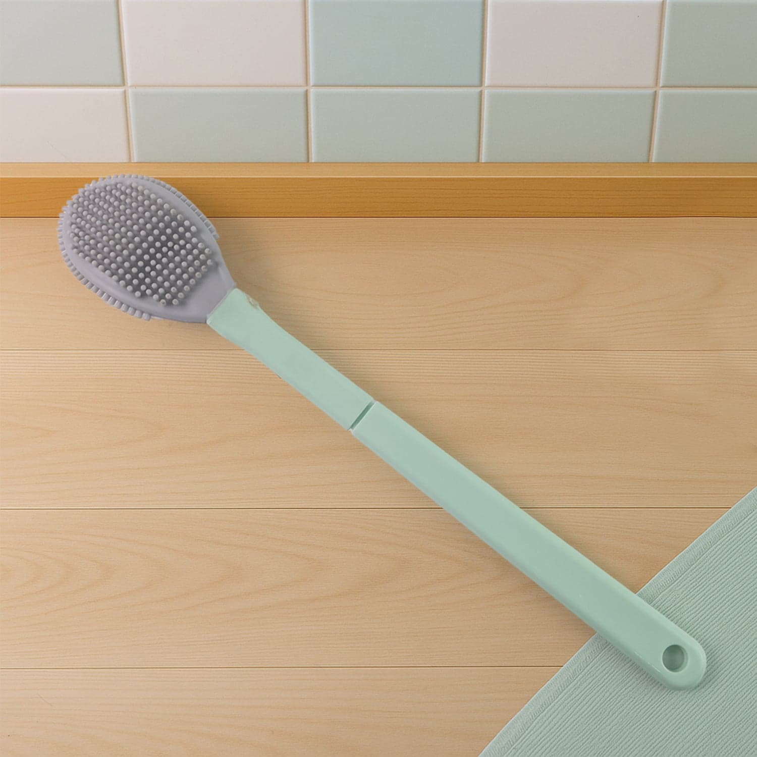Flexible Silicone Toilet Cleaning Brush Set thumbnail 2