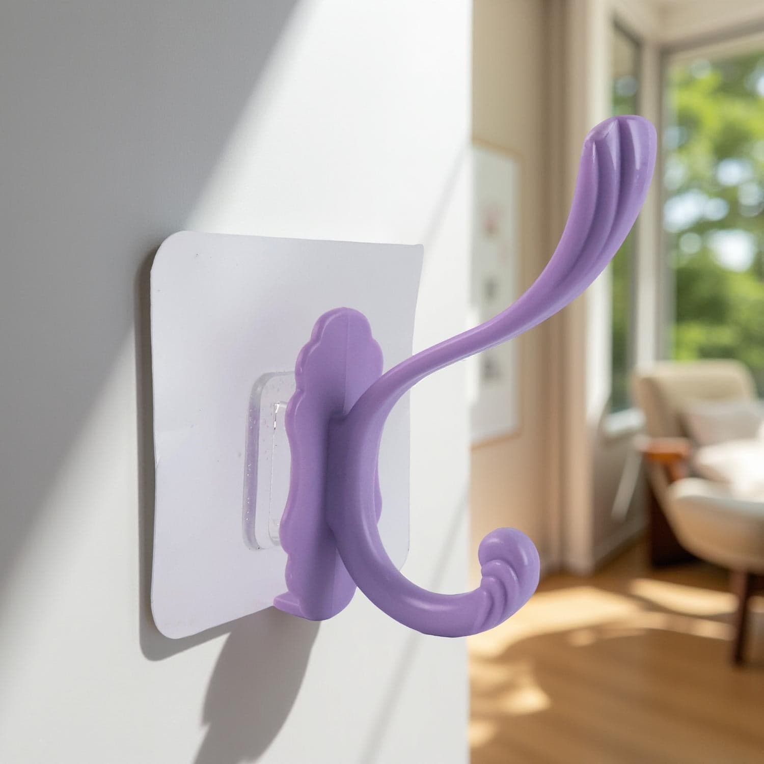 Self Adhesive Heavy Duty Decorative Wall Hook 1 Pc thumbnail 2