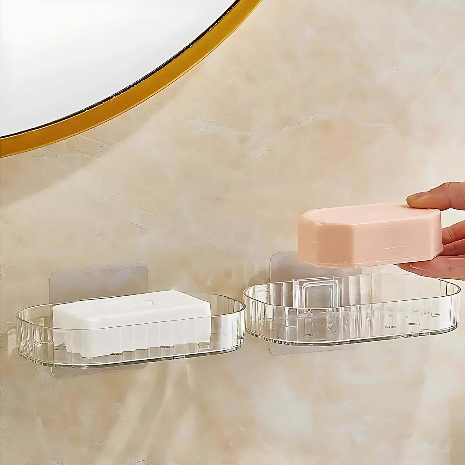 Adhesive Wall Soap Holder 2Pc thumbnail 5