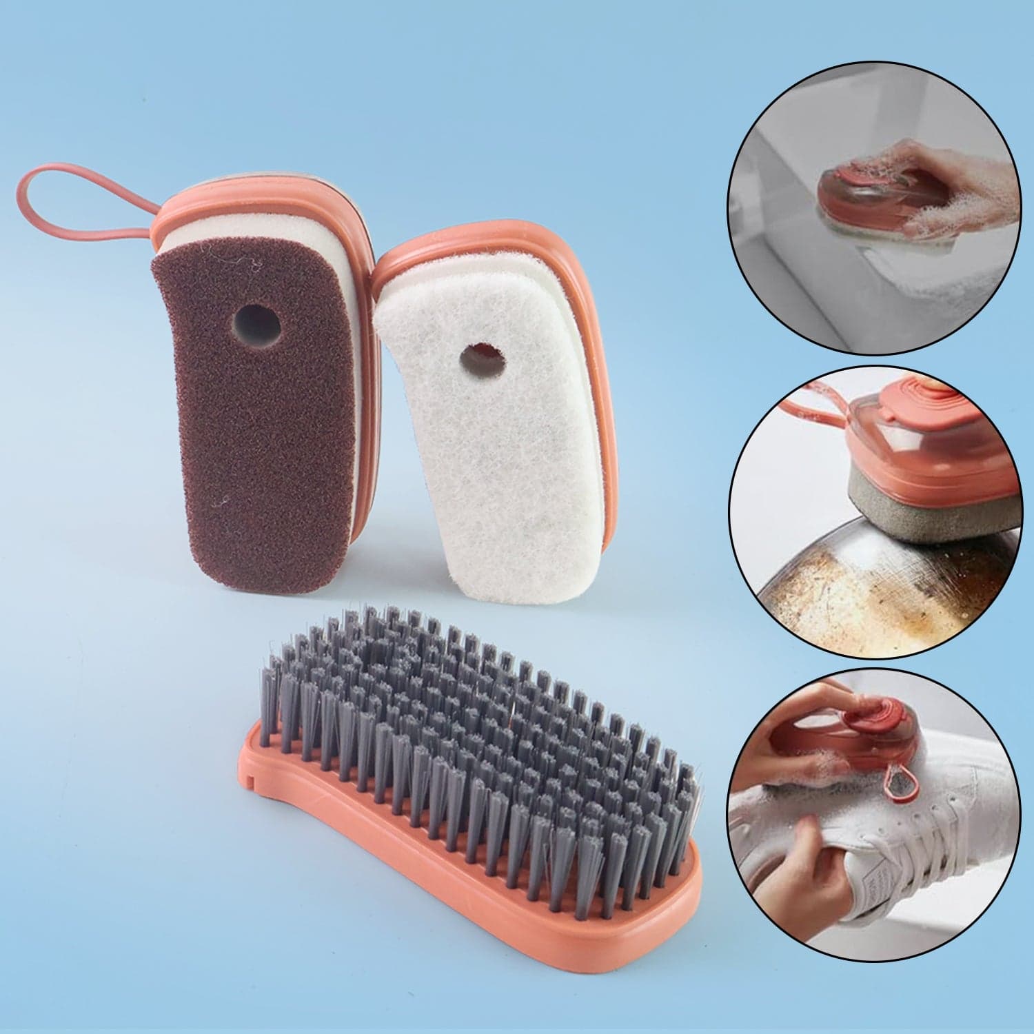 Multipurpose Hydraulic Cleaning Brush Set 3 Pc thumbnail 3