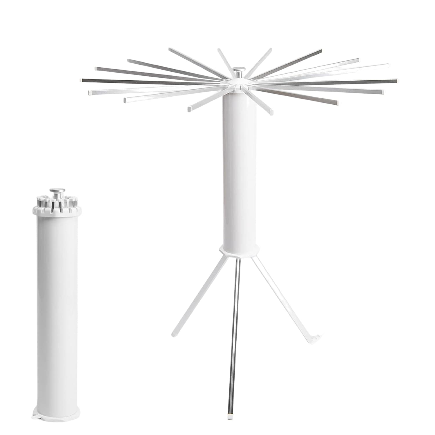 Foldable Rotary Clothes Drying Rack Stand 1 Pc thumbnail 4