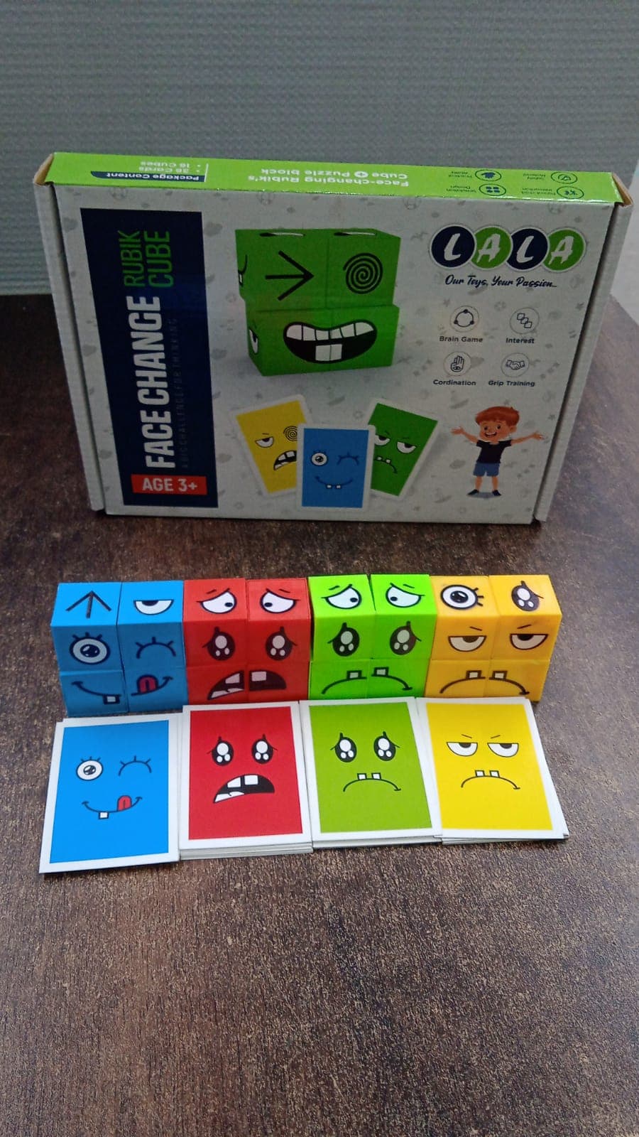 Emotion Puzzle Cube Toy Set thumbnail 6