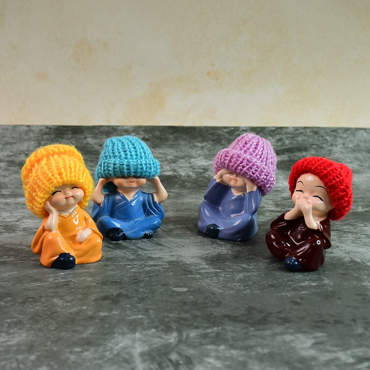Showpiece Decorative Buddha 4Pc thumbnail 3