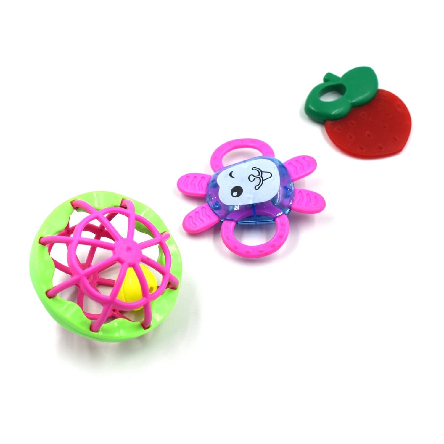AT39 3Pc Rattles Baby Toy and game for kids and babies for playing and enjoying purposes. thumbnail 1