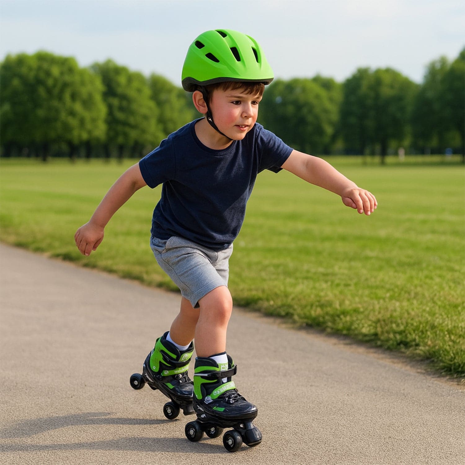 Adjustable Quad Roller Skates For Kids 1 Pair thumbnail 6
