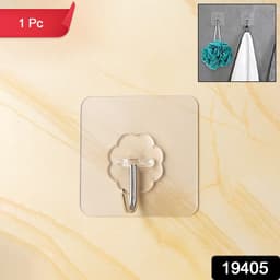 Self Adhesive Transparent Wall Hook 1 Pc