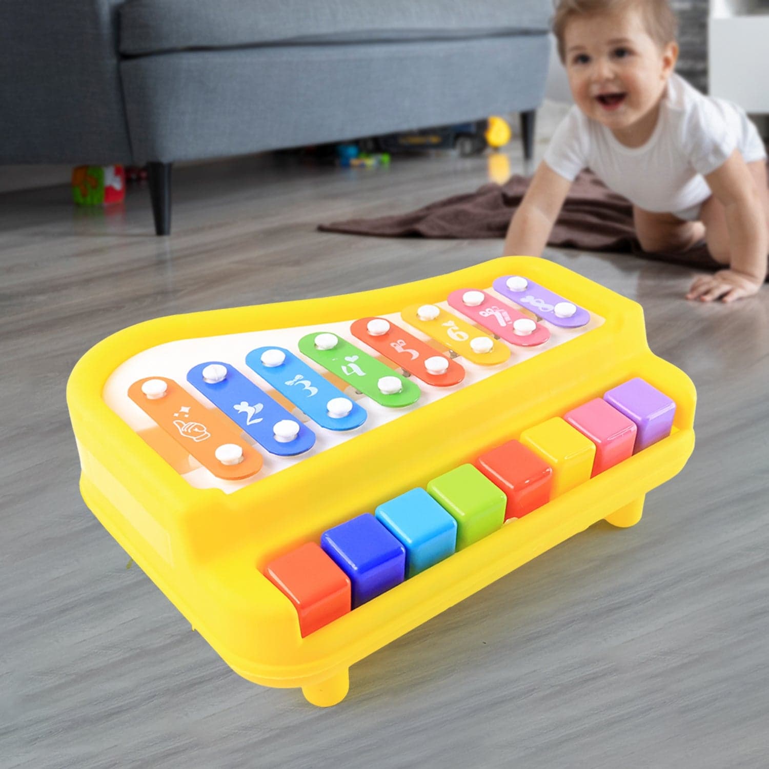Musical Toy Piano Xylophone 1Pc thumbnail 5