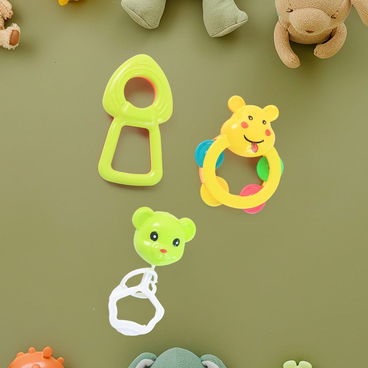 Baby Rattle Toy Collection For Infants 8 Pcs Set thumbnail 3