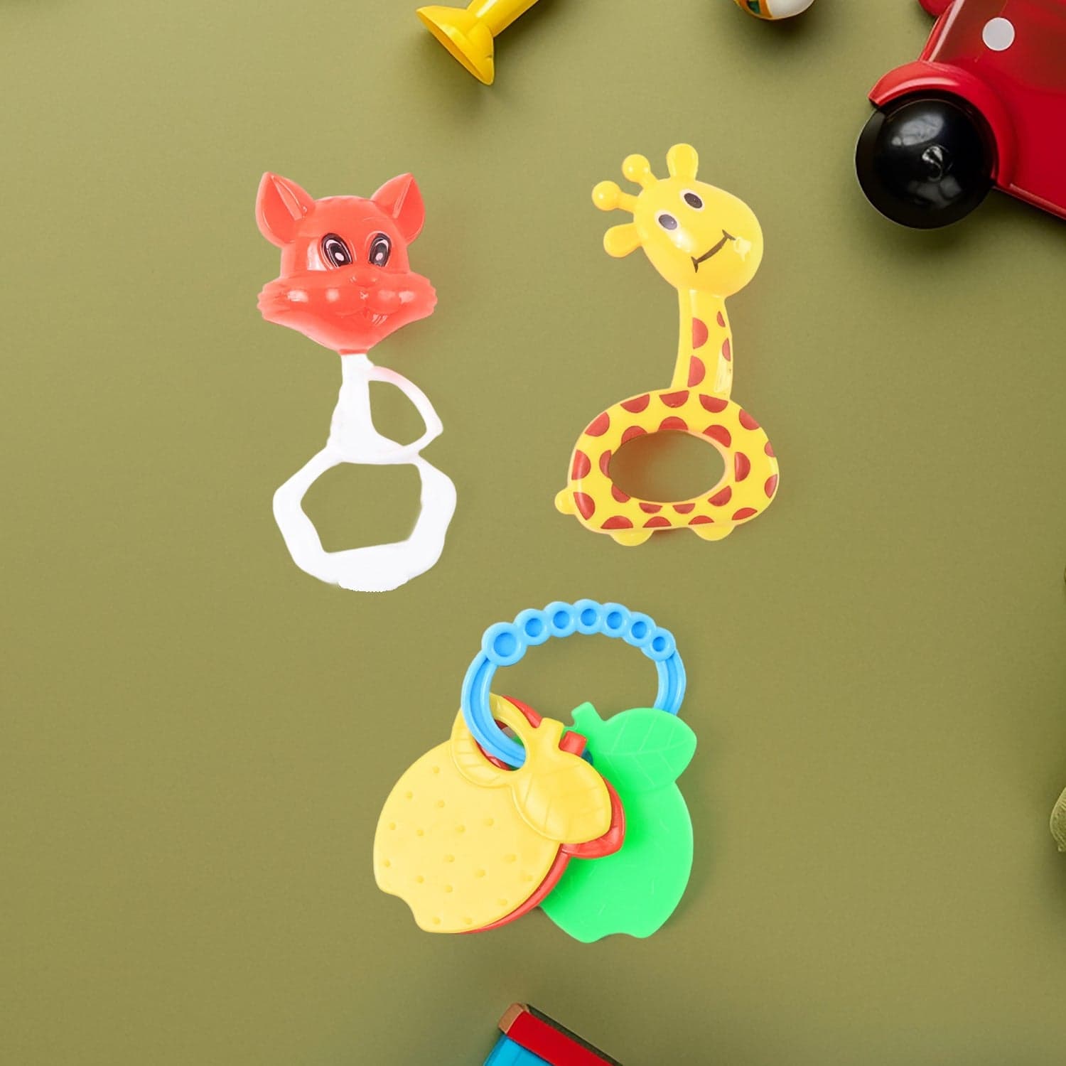 Baby Rattle Toy Collection For Infants 8 Pcs Set thumbnail 5