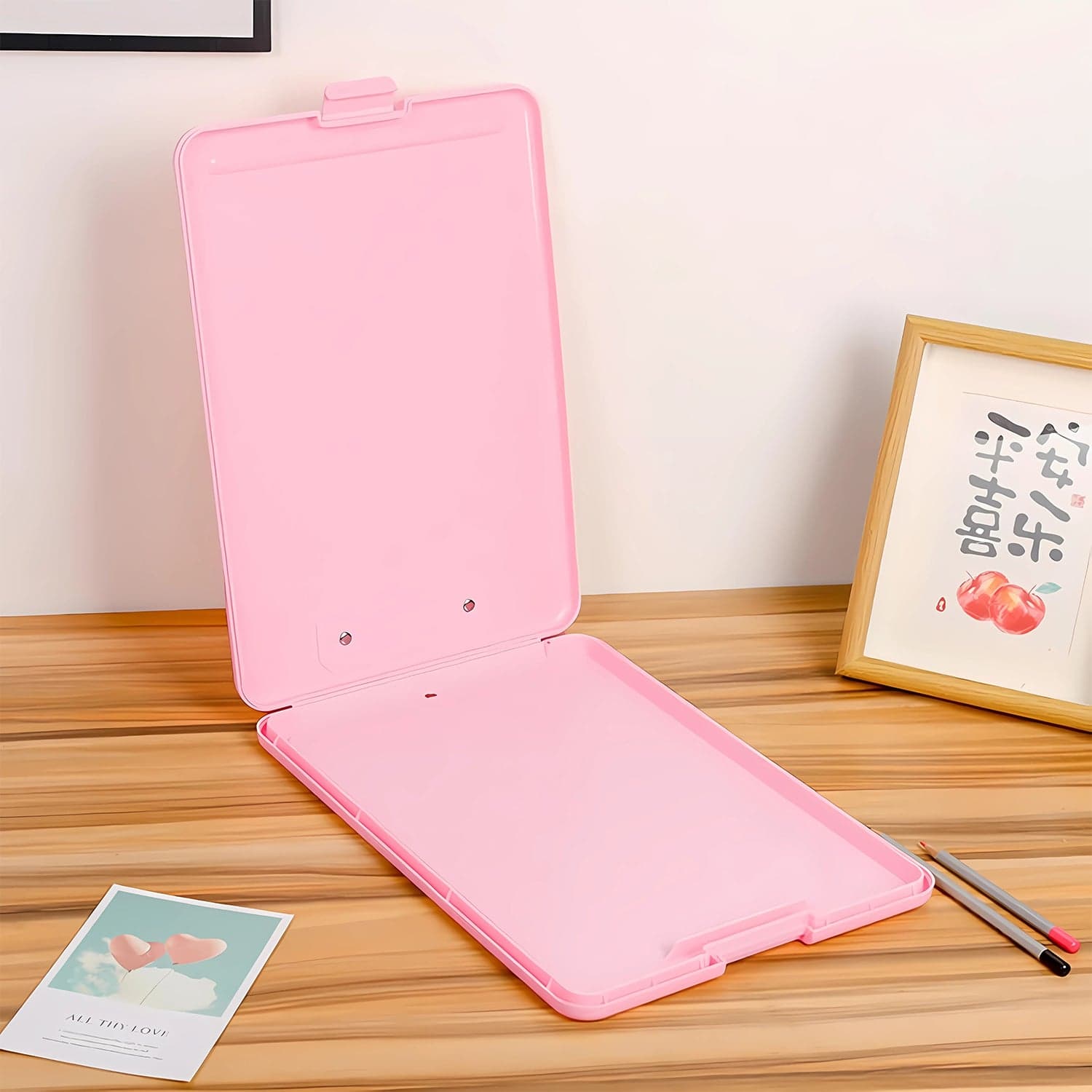 A4 Size Hard Plastic Clipboard File Folder 1 Pc thumbnail 5
