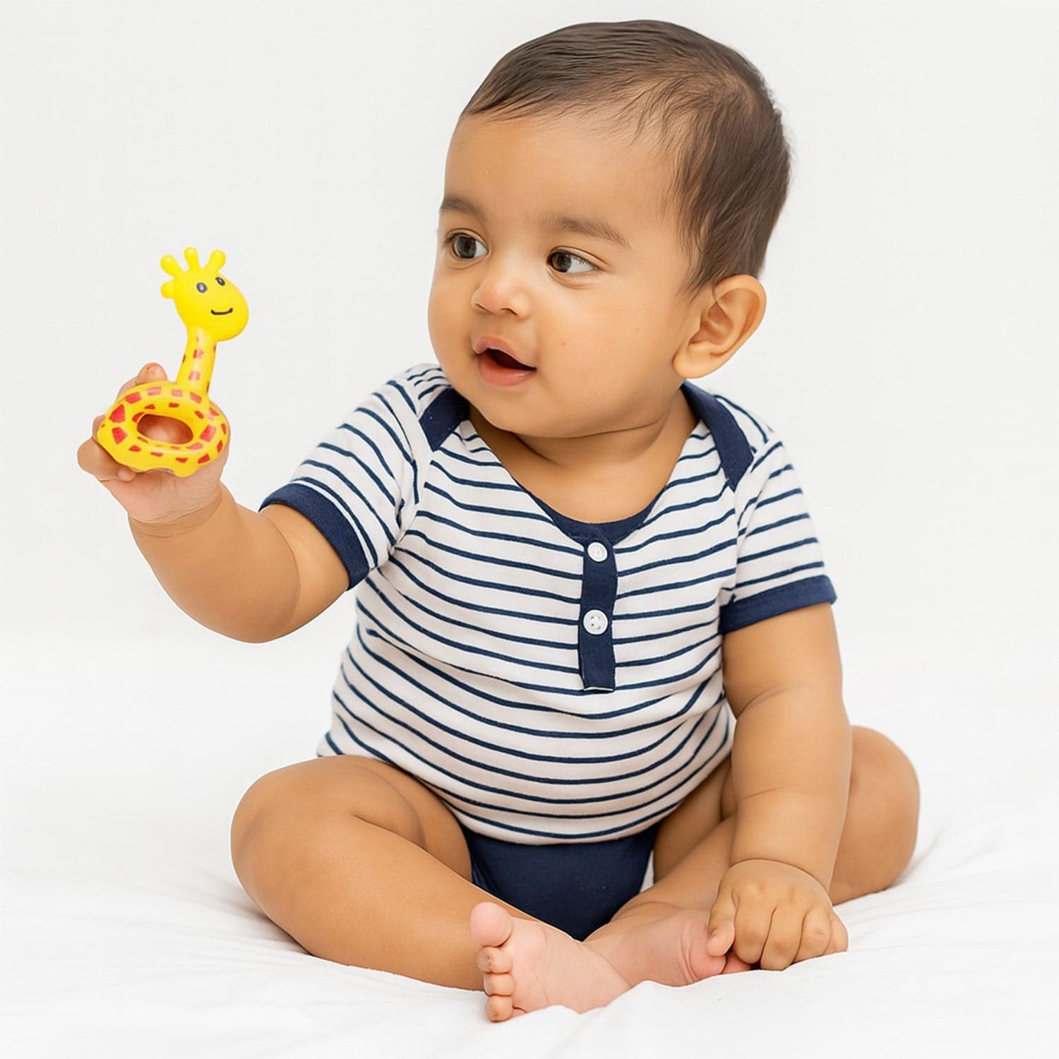 Plastic Baby Rattle Toys 5 Pcs Set thumbnail 2
