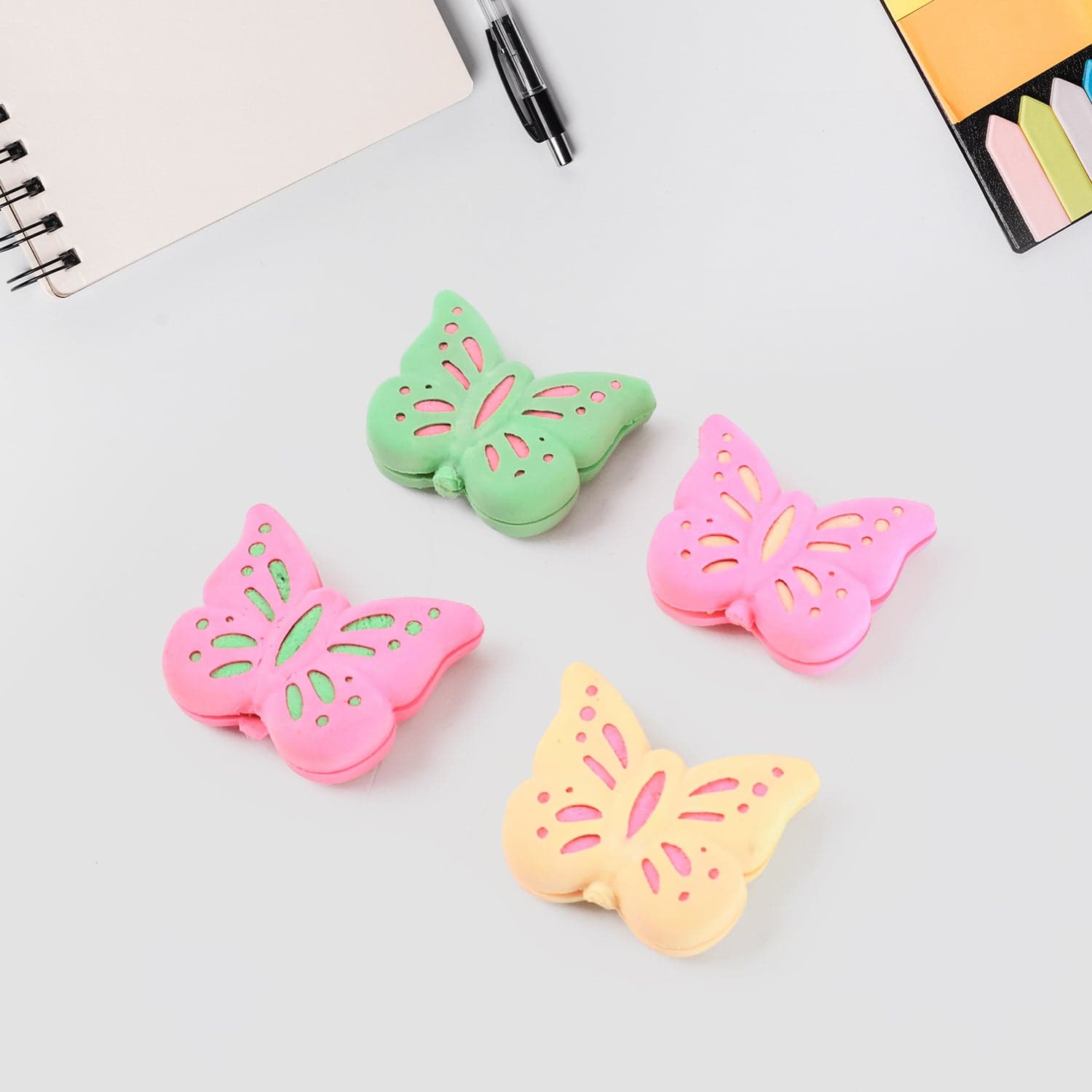 19418 Butterfly Eraser 25Pc Atp46 thumbnail 2