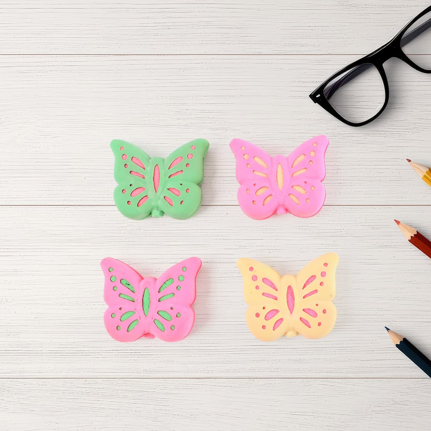 19418 Butterfly Eraser 25Pc Atp46 thumbnail 6