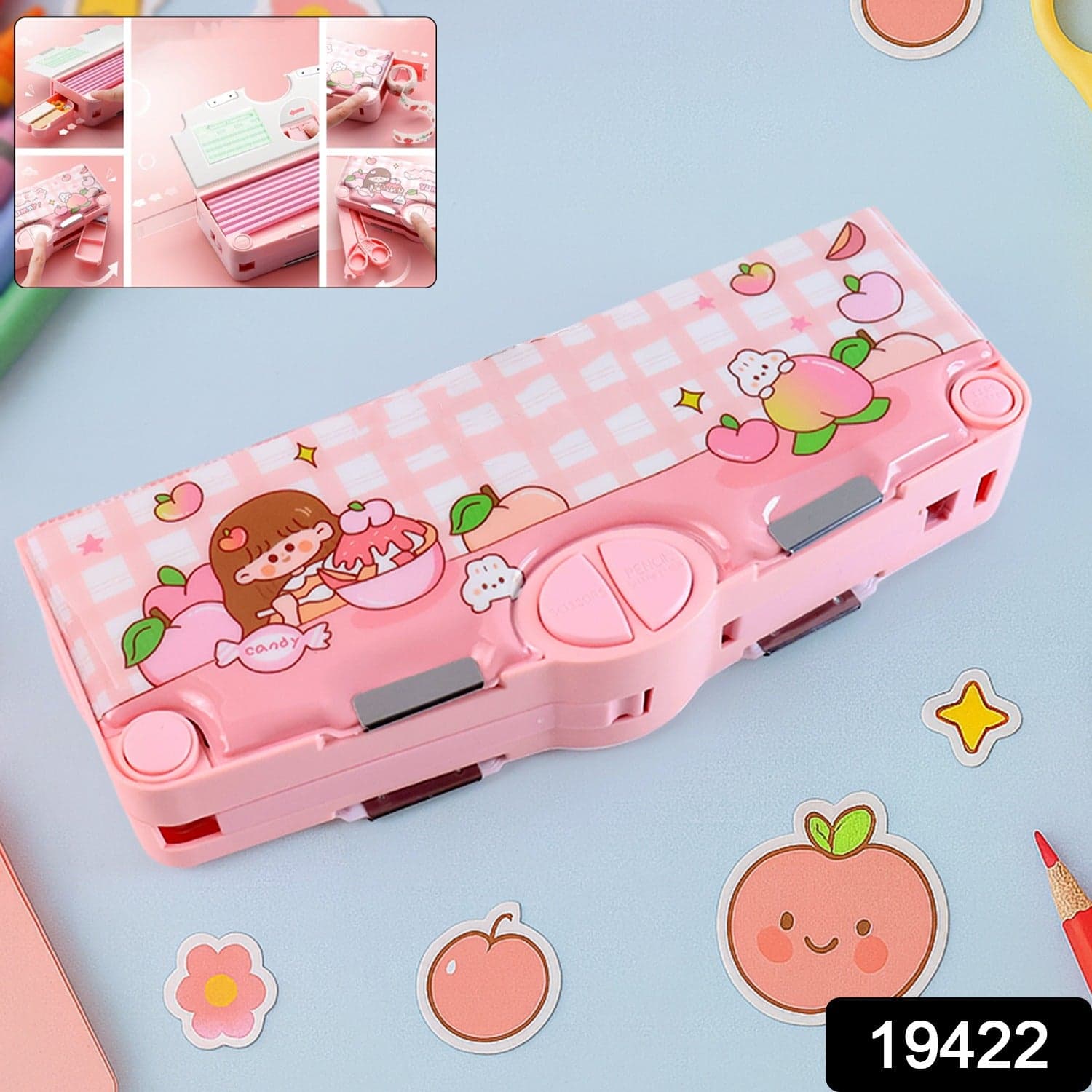 Multifunctional Cartoon Pencil Box 1 Pc thumbnail 1