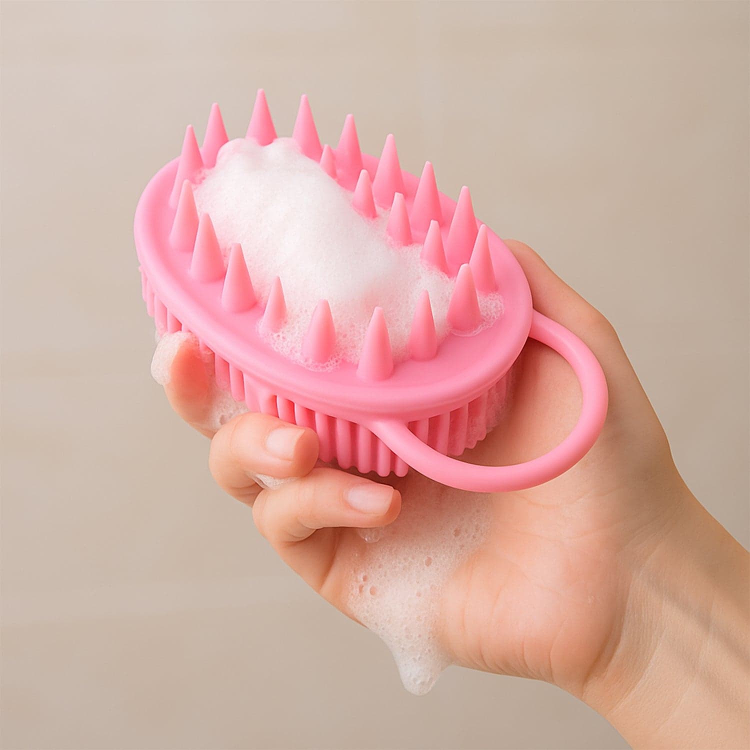 2 In 1 Silicone Soft Bristle Bath Brush thumbnail 5
