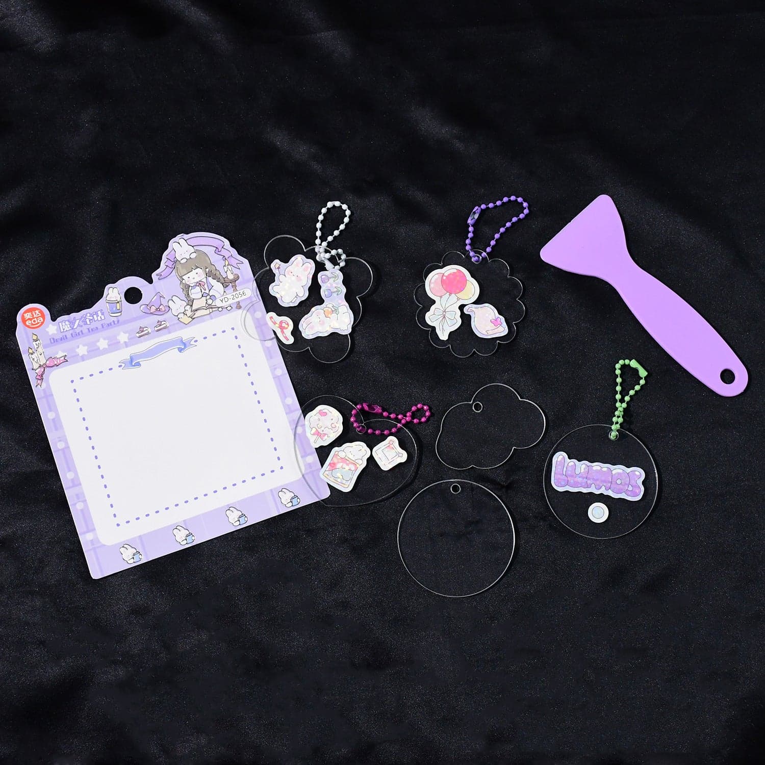 Diy Shrink Art Keychain Making Kit For Kids 1 Set thumbnail 3