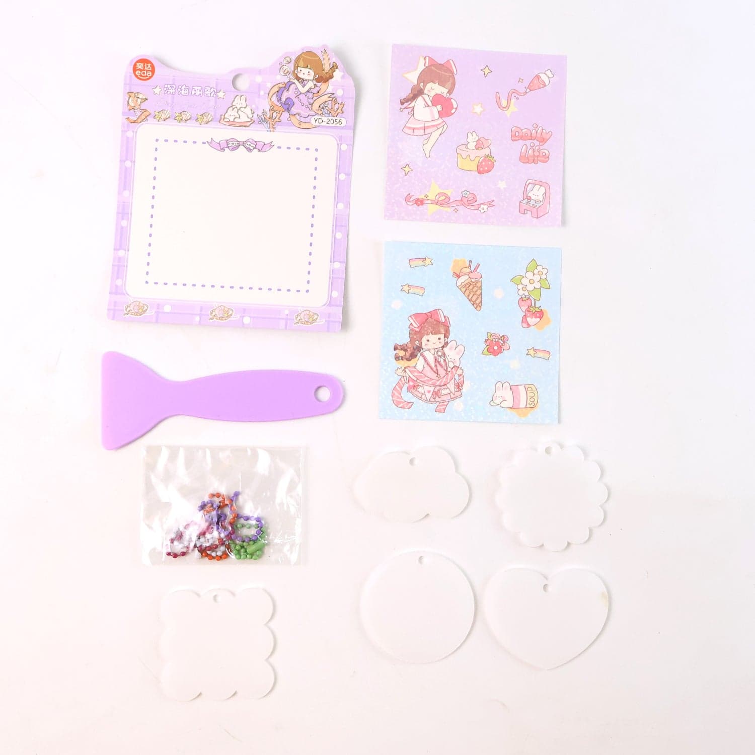 Diy Shrink Art Keychain Making Kit For Kids 1 Set thumbnail 6
