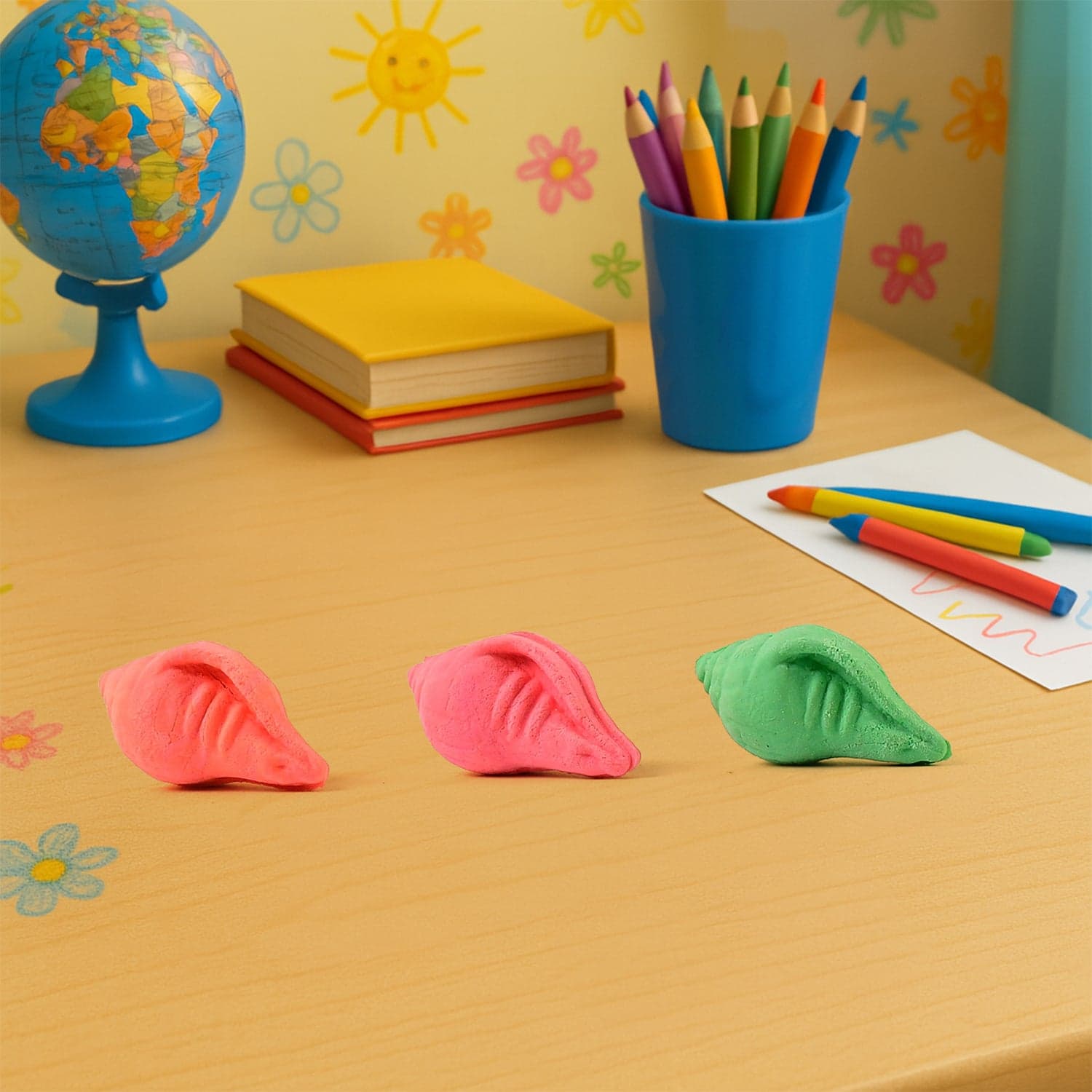 19426 Shankh Shape Erasers 20Pc Atp49 2 thumbnail 5