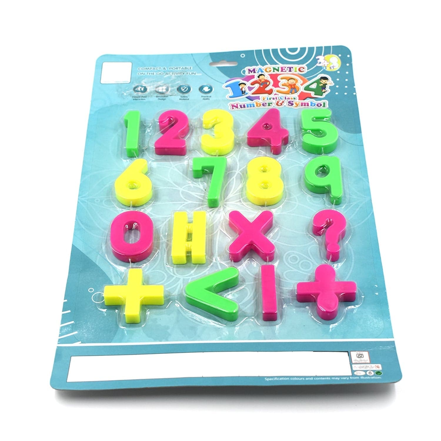AT42 Magnetic Number Symbol Baby Toy and game for kids and babies for playing and enjoying purposes. thumbnail 1