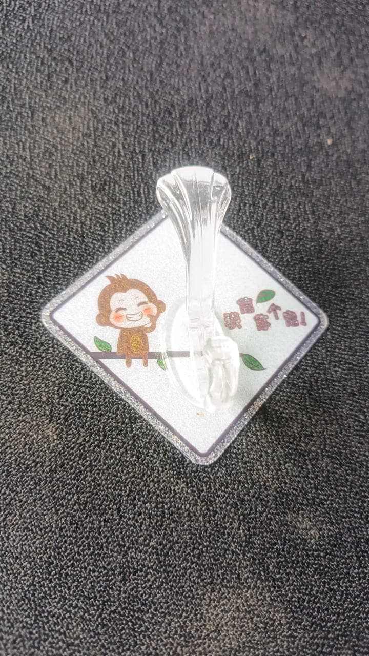 Cartoon Print Trans Wall Hook 1Pc thumbnail 6