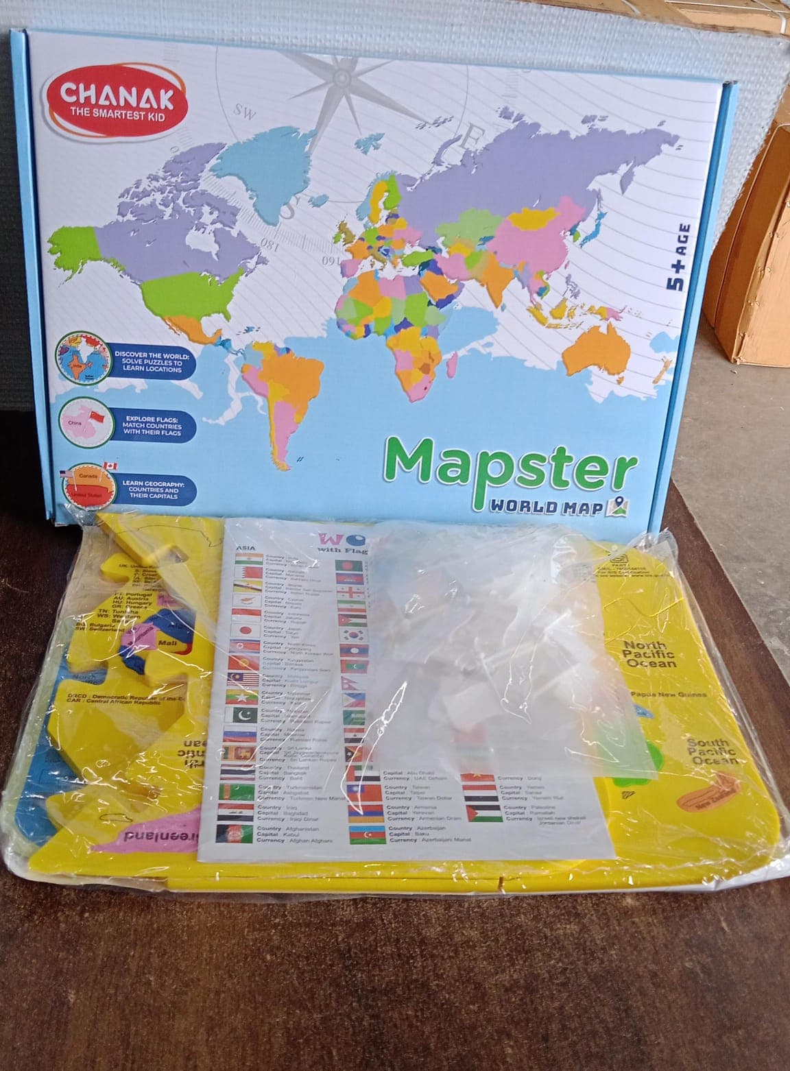 Aditi Mapster World Map Eva Foam Puzzle Set thumbnail 9